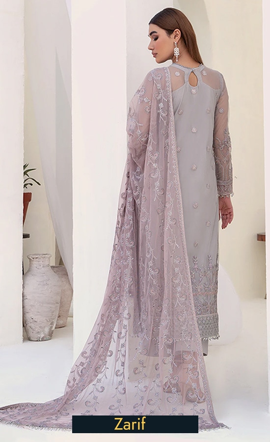 Embroidered Net ZN 02 MISTY