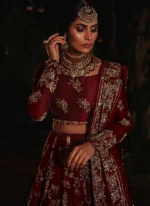Red Bridal Lehenga