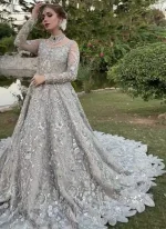 Silver Bridal Gown