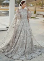 Silver Bridal Gown