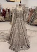 Silver Bridal Gown
