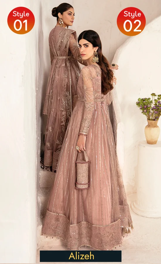Pakistani Peplum Frock For Wedding Guests