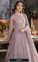 Lilac Colour Lehenga Choli for Wedding Guests