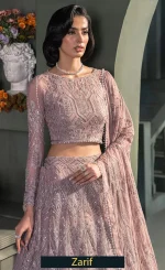 Lilac Colour Lehenga Choli for Wedding Guests