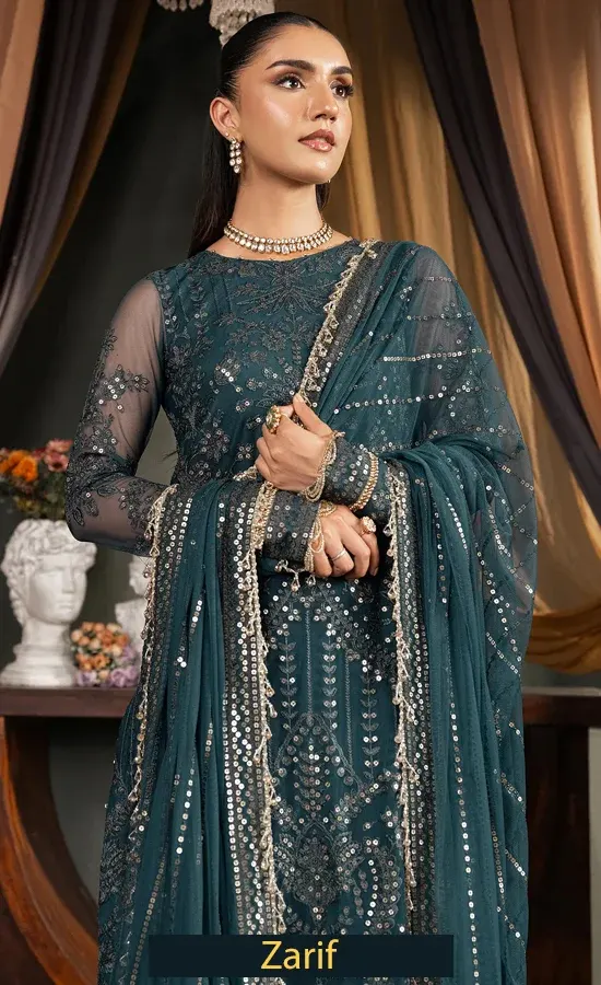 Forest Green Salwar Kameez​ For Wedding Guests