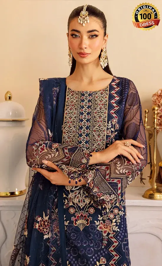 Embroidered Organza M 1209