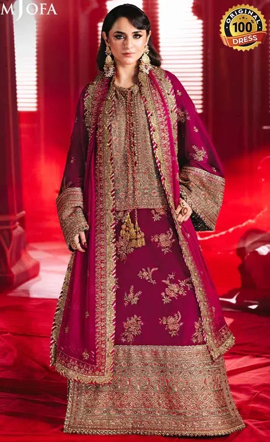 Embroidered-Velvet-AJMV-06-2.webp Hot Pink Salwar Kameez For Wedding Guests