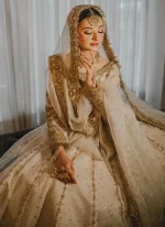 Ivory Gold Bridal Gown