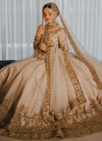 Ivory Gold Bridal Gown