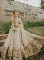 Ivory Gold Bridal Gown
