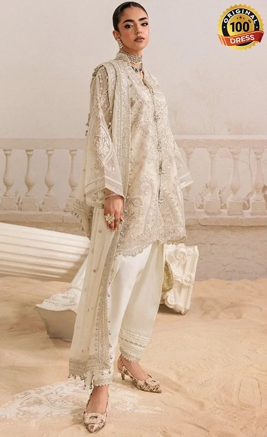 Pink Indian Patiala suit with embroidery, patchwork and sequinned lace detailing