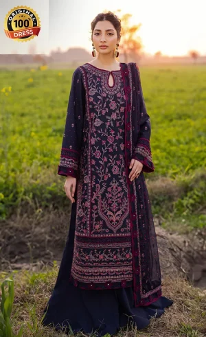 Embroidered Lawn - AJELL-01