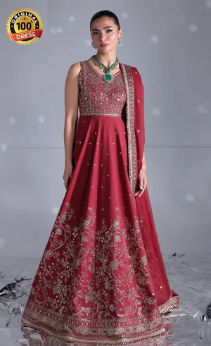 Embroidered Crepe Silk - AJUEV-07