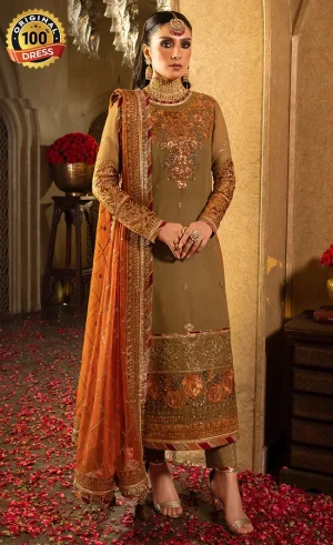 Embroidered Chiffon - AJVF-08