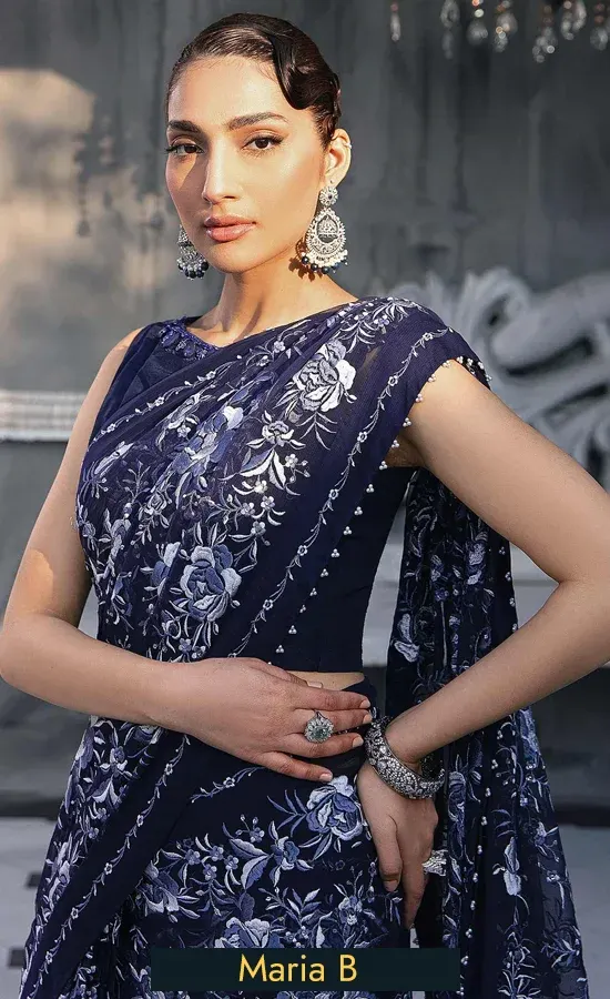 Champagne Saree For Wedding Guestsss (3)