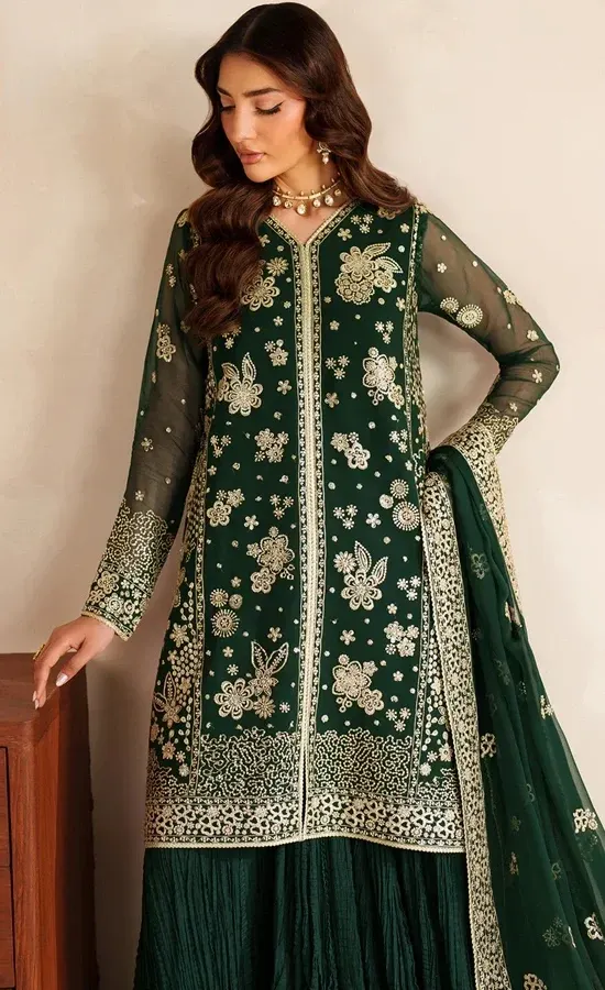 Green Anarkali Suit For Wedding Guestsss (4)