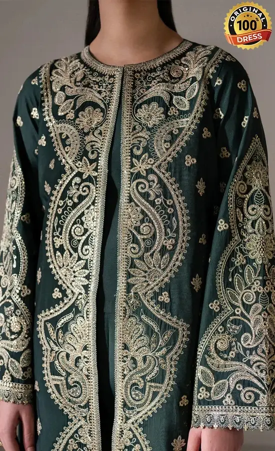 Embroidered Raw Silk UF4139 (4)