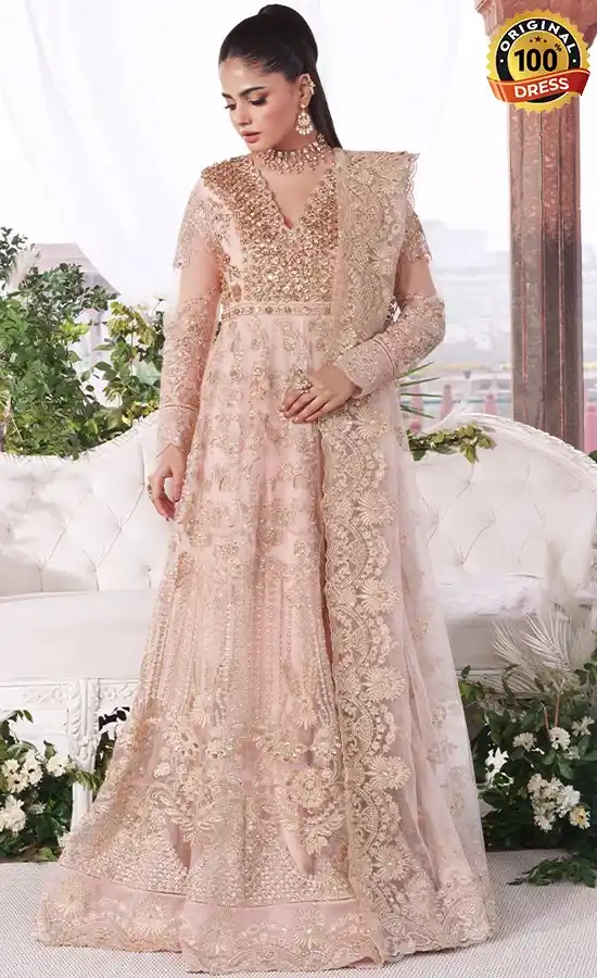 Embroidered Net I-265 Meherbano Dress (4) Embroidered Net I-265 Meherbano Dress (4)