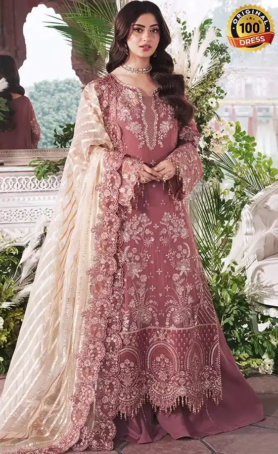Embroidered Organza I-261 Zameen Dress (1) Embroidered Organza I-261 Zameen Dress (1)