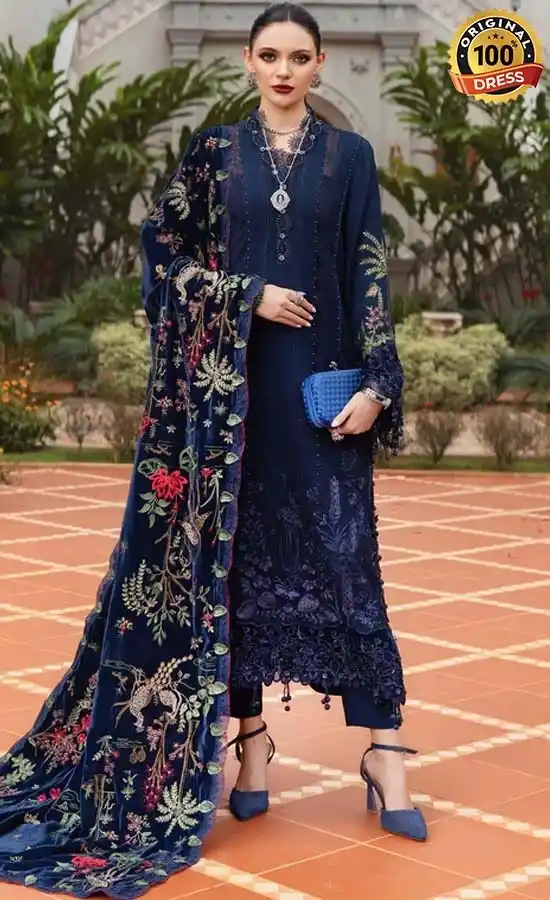 Embroidered Twill Linen WL-1312 Dress (1) Embroidered Twill Linen WL-1312 Dress (1)