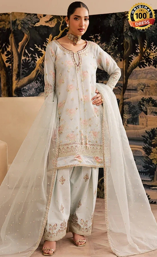 Embroidered Organza Elain Dress (1) Embroidered Organza Elain Dress (1)