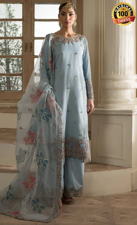 Embroidered Organza Esra Dress (1) Embroidered Organza Esra Dress (1)