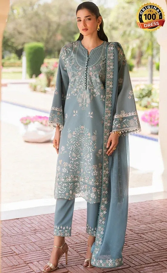 Maryum N Maria Embroidered Lawn MSU0633 Dress (2) Maryum N Maria Embroidered Lawn MSU0633 Dress (2)
