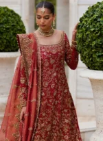 Farah Talib Aziz Red Farshi Lehenga (Inspired Version) Video