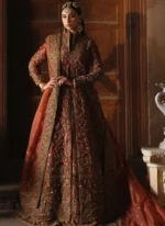 Jacket Style Lehenga in Rust (HSY Inspired Version) Video