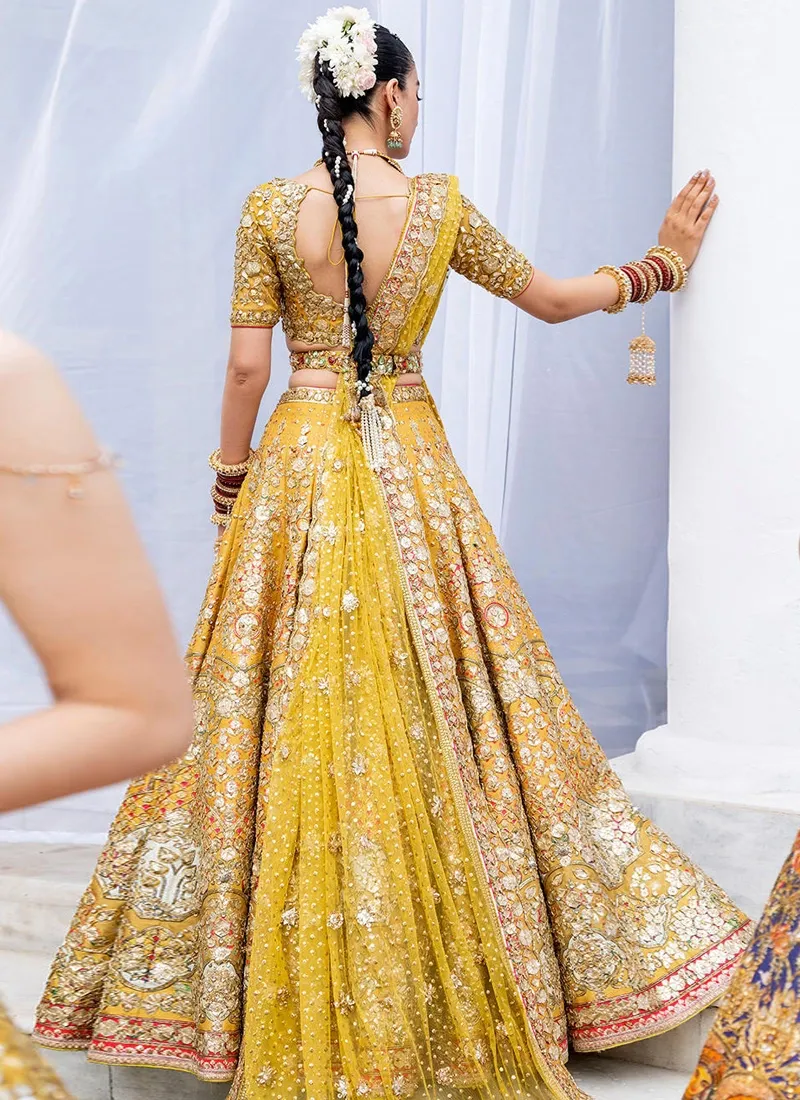 Nomi Ansari Mehndi Dress (2)